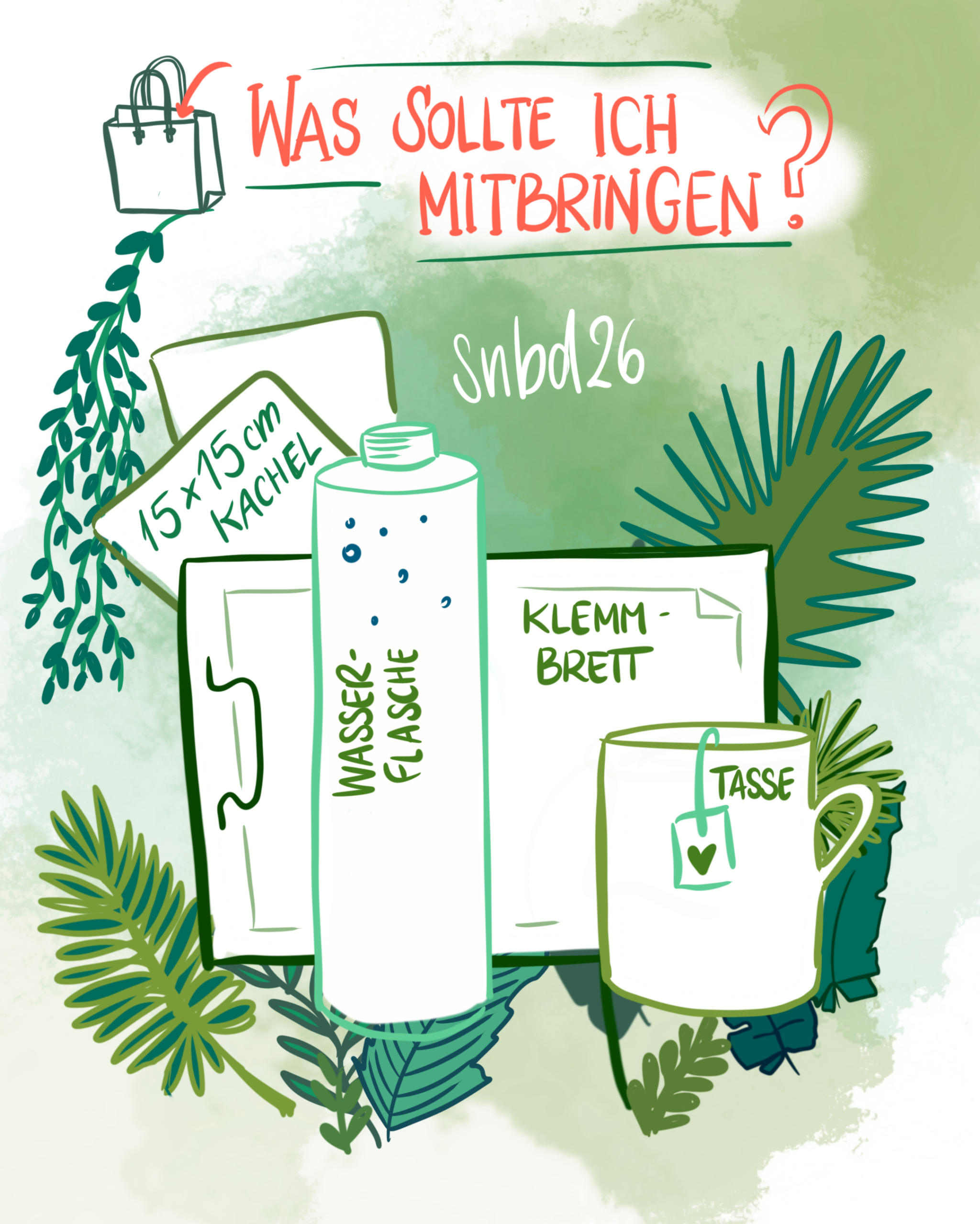 Was soll ich mitbringen?